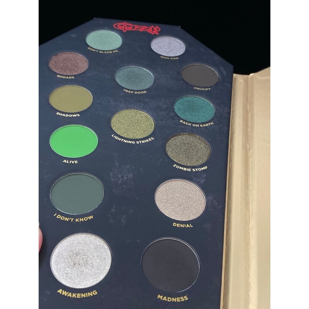 Ozzy Osbourne Coffin Eyeshadow Palette Rock Metal Makeup - Picture 5 of 11